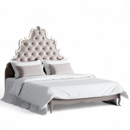 Кровать с мягким изголовьем 160*200