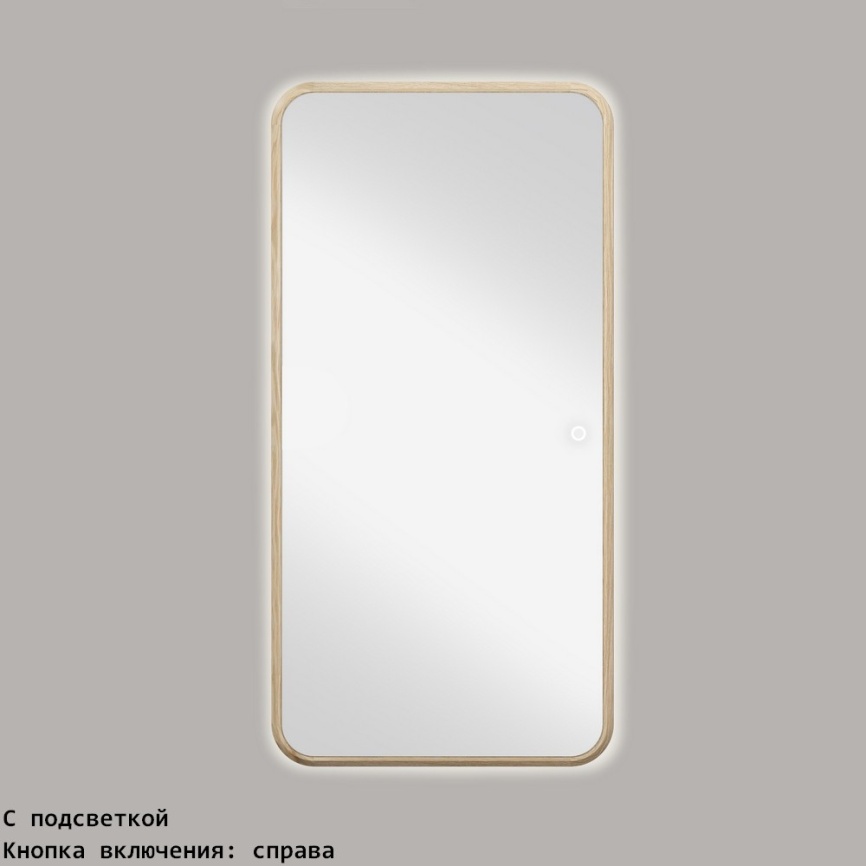 Зеркало прямоугольное 80*160 фото 2
