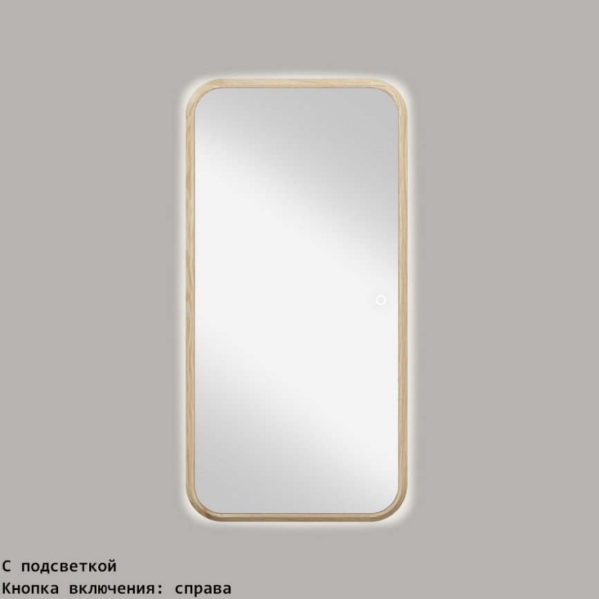 Зеркало прямоугольное 60*120 фото 3